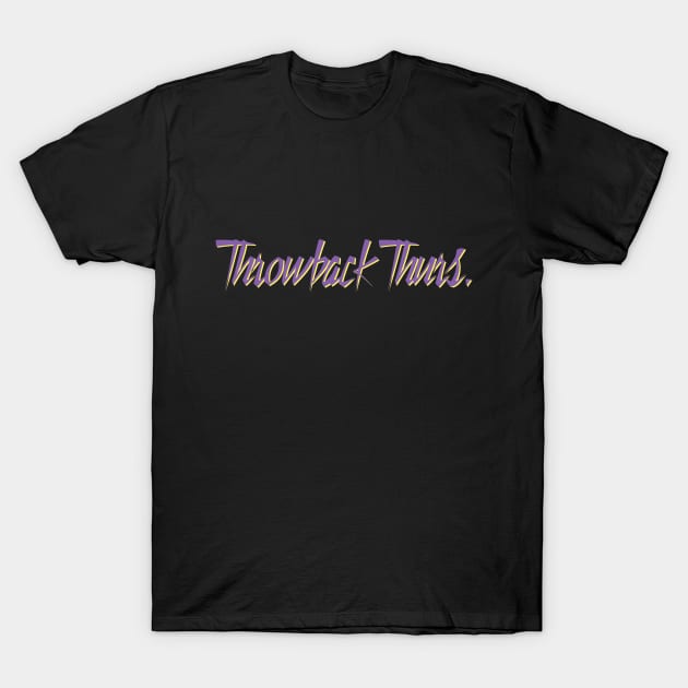 Throwback Thursday Purple 1 T-Shirt by GloopTrekker